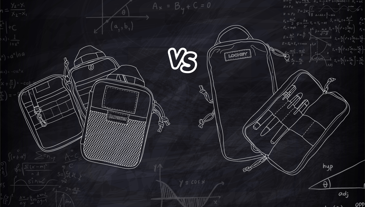 MAXPEDITION Pocket Organizer VS LOCHBY Venture Pouch - LOCHBY