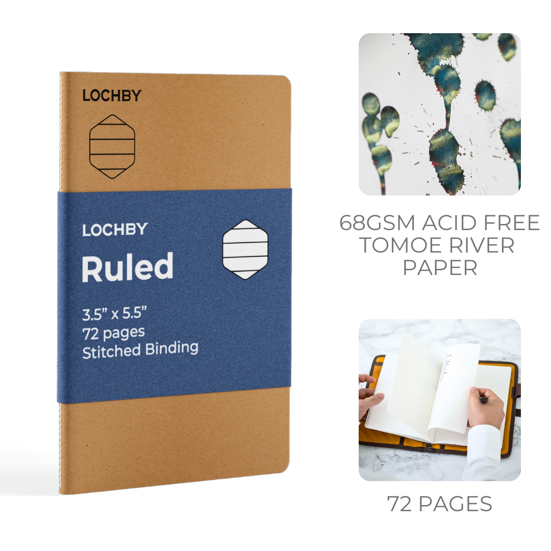 4-Pack Customizable Pocket Journal Notebooks